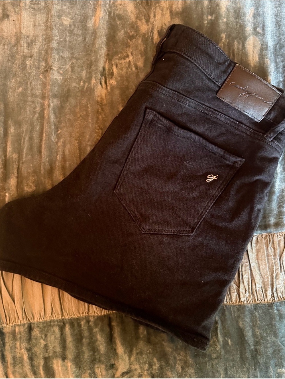 Carly Jean Los Angeles Hendrix Black Jean Shorts